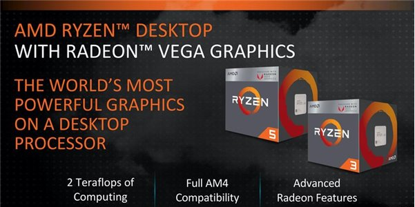 AMD Ryzen APU详细规格公布