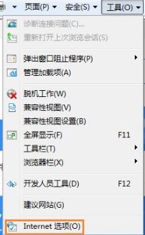 Internet选项