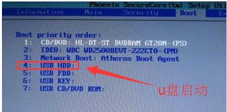 BIOS设置U盘启动
