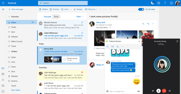 微软正式发布新Outlook.com测试版