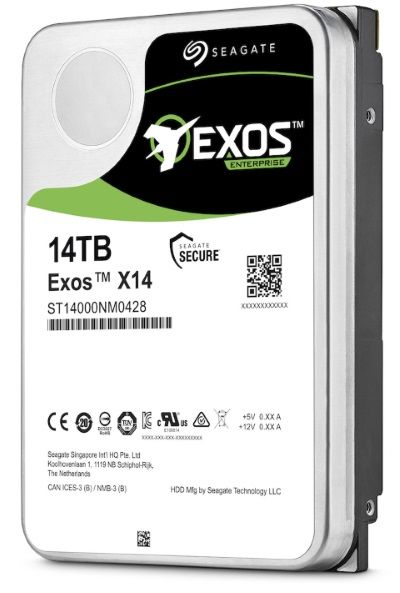 希捷企业级Exos X充氦机械硬盘
