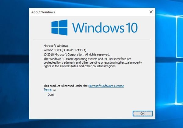 Windows 10 build 17133抢先KB4100375增量更新