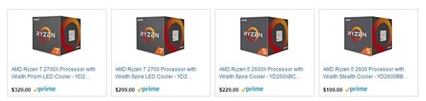 8核心AMD Ryzen 7 2700X开启预购