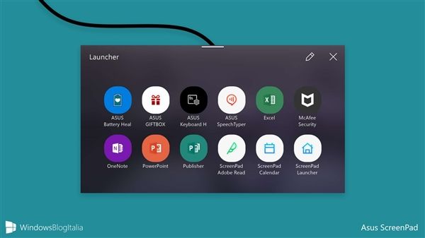 华硕ScreenPad曝光：触控板变身1080P手写屏