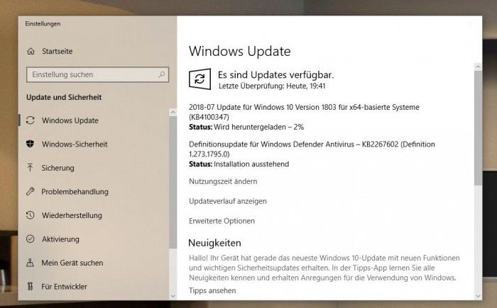 所有支持状态Windows 10获更新：缓解Spectre影响