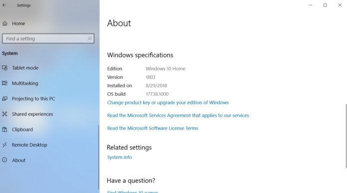 Windows 10 October 2018 Update有望于10月发布