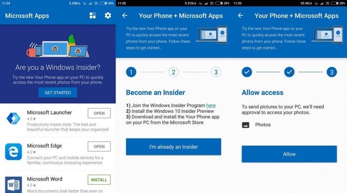 Windows 10新功能Your Phone体验