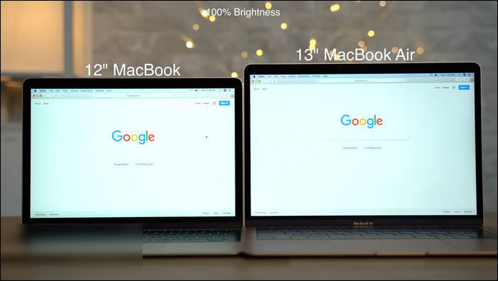 2018 款 13 英寸 MBA 对比 12 英寸 MacBook