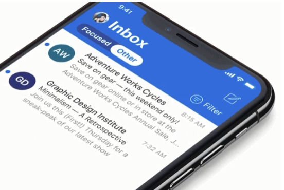 微软 Outlook iOS版本获得全新设计和黑暗模式