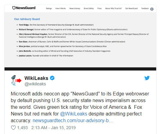 微软将假新闻“识别者”NewsGuard添加到Edge移动浏览器中